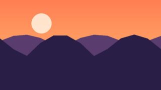 Sunset over the bay