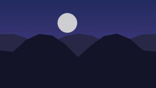 도심의 야경